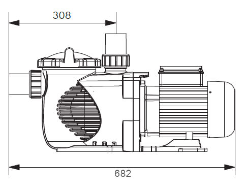 Dimensions Pompe E-Power Bi-Vitesse 1